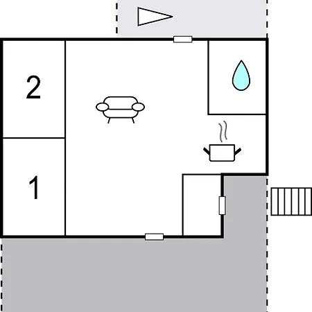 Vakantiehuis Two-bedroom In *