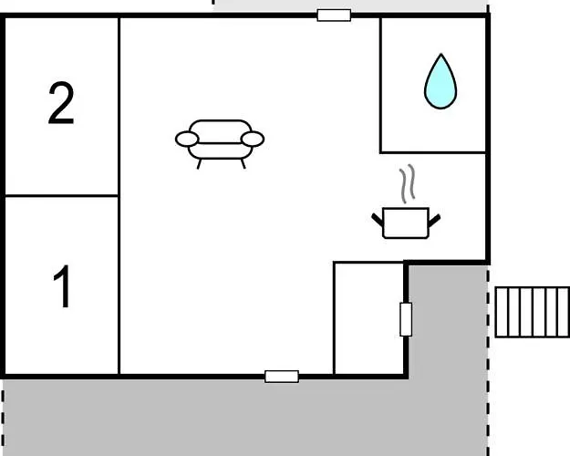 Two-bedroom In בורקופ